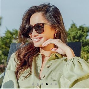 DIFF Bella Tortoise Sunglasses